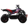 Mini Quad NCX Cayman 1000W R6 Elettrico - Colore Rosso - Vista 45° Laterale