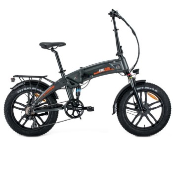 Fat E-Bike Pieghevole NCX RD5 Alloy 20" 250W 36V - Colore Antracite/Arancio Bulldog Design