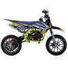 Mini Cross Vyper 50cc R10/10 Pro Race - Colore Giallo-Blu - Vista 45° Laterale
