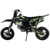 Pit Bike NCX SXR 125 12/12 Doppia Marmitta (Telaio 17/14) - Colore Nero-Giallo - Vista Laterale Sinistra