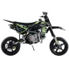 Pit Bike NCX SXR 160 12/12 Doppia Marmitta (Telaio 17/14) - Colore Nero-Giallo - Vista Laterale Destra