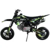 Pit Bike NCX SXR 160 12/12 Doppia Marmitta (Telaio 17/14) - Colore Nero-Giallo - Vista Laterale Sinistra