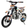 Pit Bike NCX CRX 125cc 14/12 Automatica Gold - Colore Bianco-Arancio - Vista 45° Frontale