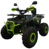 Quad NCX Angry 125cc R8 Explorer - Colore Nero-Giallo- Vista Frontale Sinistra