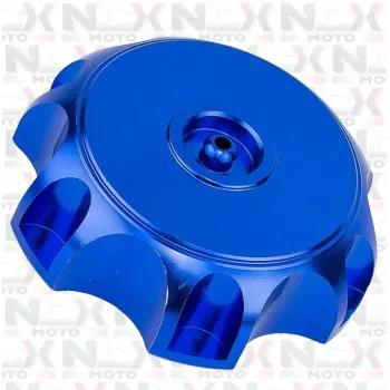 Tappo Serbatoio Originale NCX in Alluminio per Pitbike Ø49mm. Colore Blu