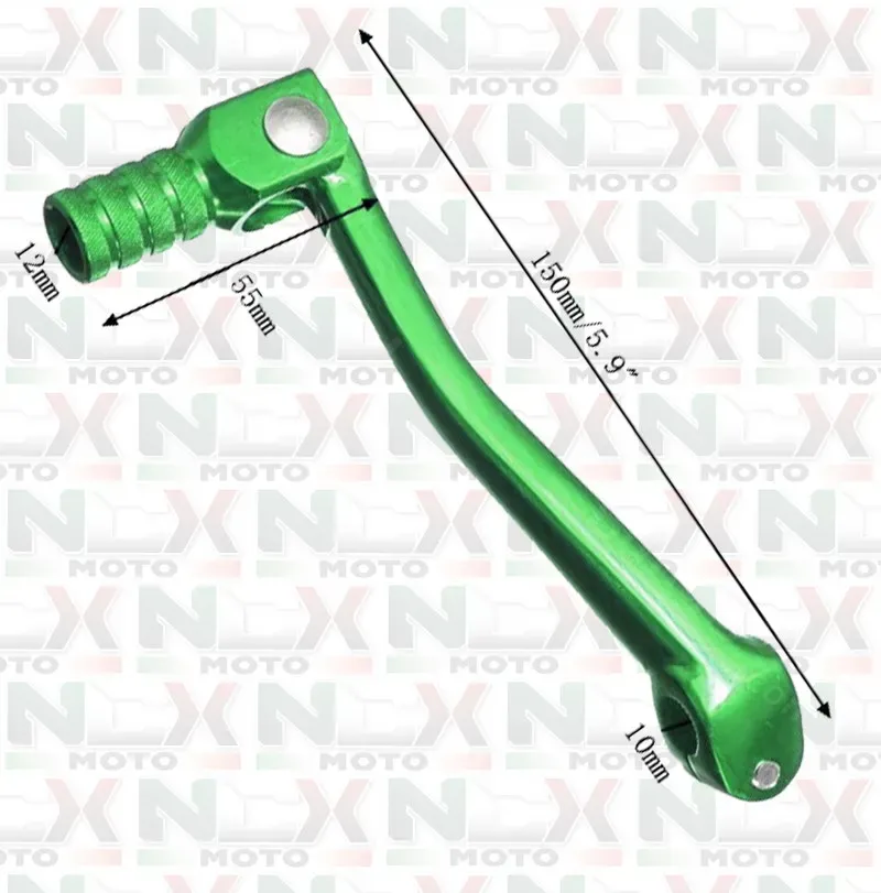 Leva Cambio Pieghevole In Alluminio CNC Per Moto – Rossa, Lunghezza 150 Mm, Larghezza 65 Mm, Antiscivolo E Robusta