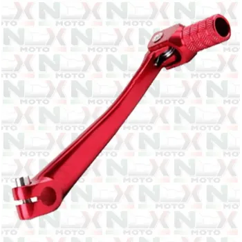 Leva Cambio Pieghevole in CNC Originale NCX per Pitbike Colore Rosso