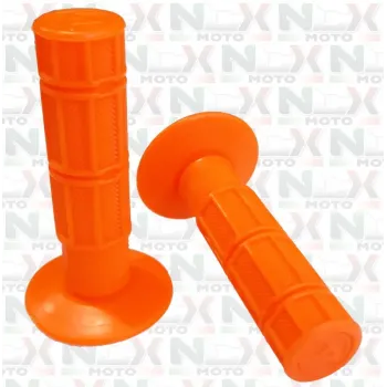 Coppia Manopole Originali NCX per Pitbike colore Arancio Fluo