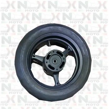 Ruota Completa Posteriore Originale NCX per Pitbike Motard 120 X 70/12