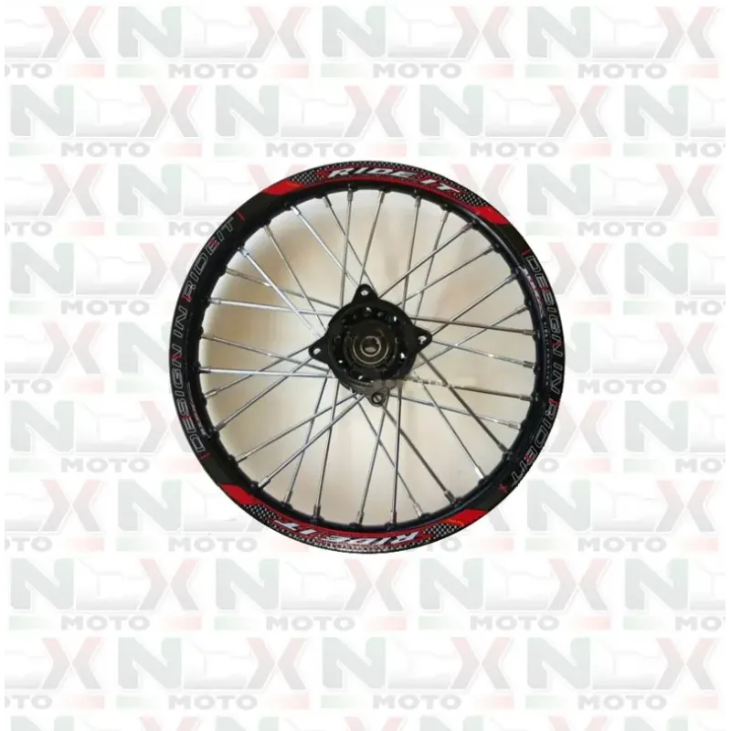 Cerchio Posteriore 12 Ride It Originale NCX in Alluminio Nero