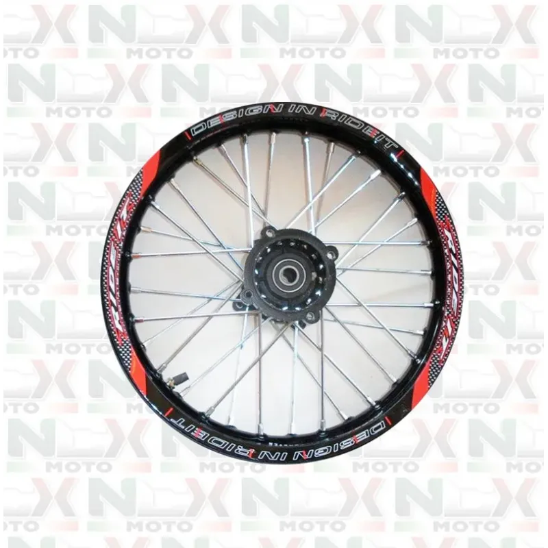 Cerchio Anteriore 14 Ride It Originale NCX in Alluminio Nero