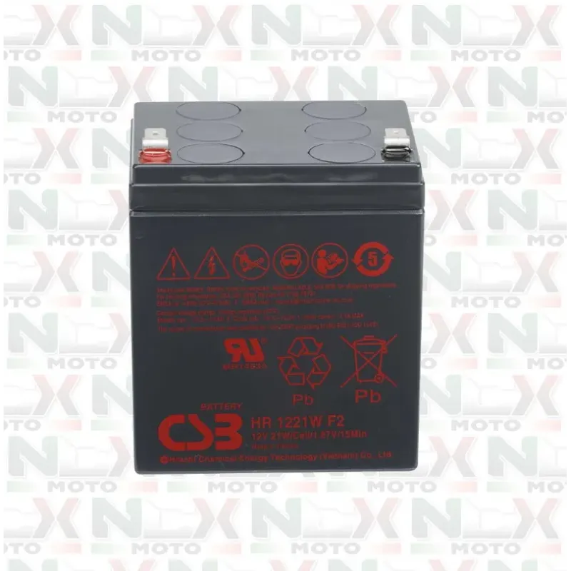Batteria CSB Hitachi HR 1221W - 12V 21W/Cell/1.67V/15Min