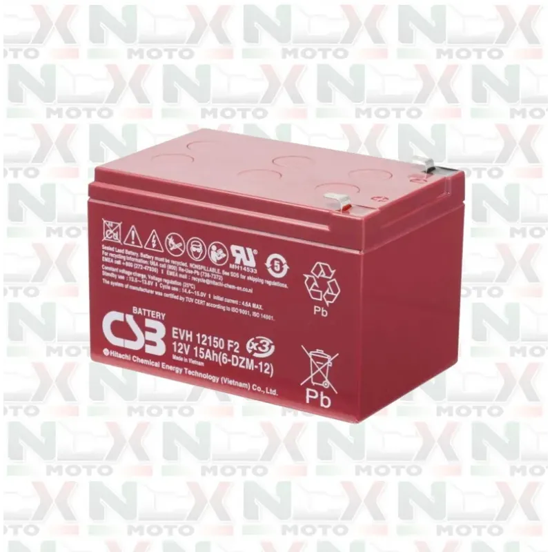 Batteria CSB Hitachi EVH 12150 - 12V 15 Ah