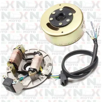 Volano con Statore 2 Bobine Motori 4T Lifan - YX