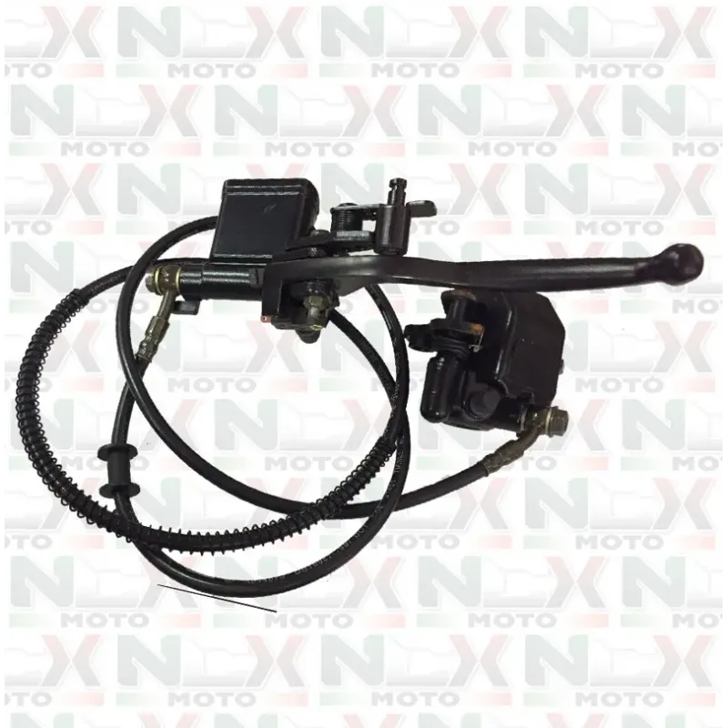 Kit Pompa SX + Pinza Freno + Tubo Freno Posteriore Originale NCX per Quad 125cc