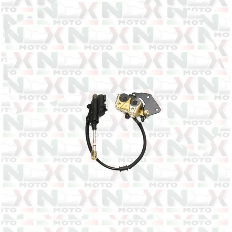 Kit Pompa + Pinza Freno + Tubo Freno Posteriore Originale NCX per Pitbike 125cc. / 150cc.