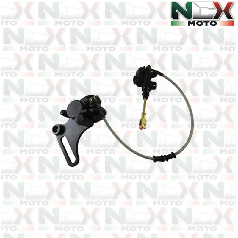 Kit Pompa + Pinza Freno + Tubo Freno Posteriore Originale NCX per Pitbike 