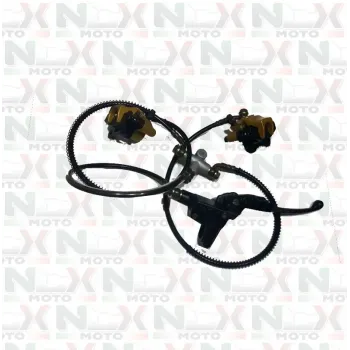 Kit Pompa + Pinza Freno + Tubo Freno Anteriore Originale NCX per Quad 125cc.