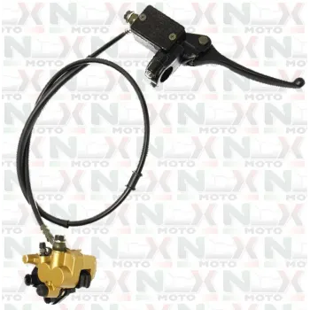 Kit Pompa + Pinza Freno + Tubo Freno Anteriore Originale NCX per Pitbike 125cc. / 150cc.