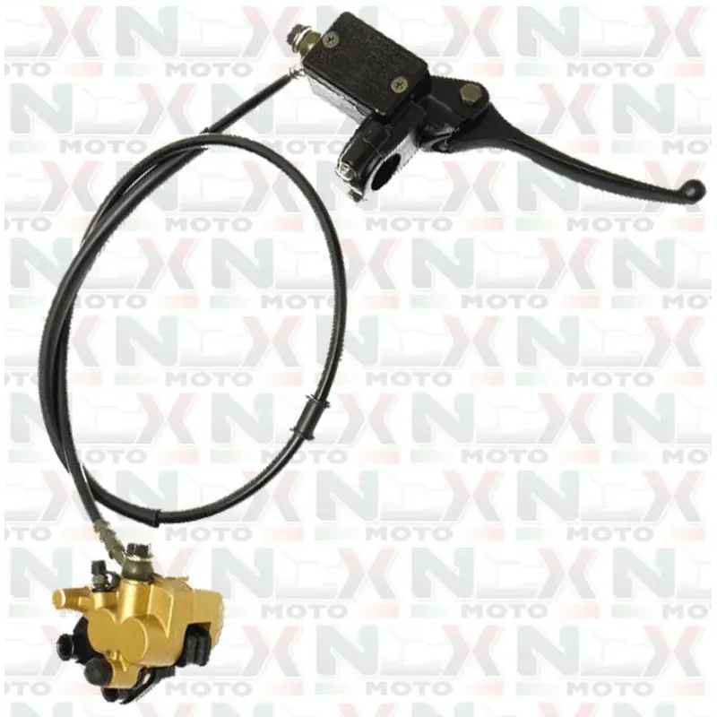 Kit Pompa + Pinza Freno + Tubo Freno Anteriore Originale NCX per Pitbike 125cc. / 150cc.