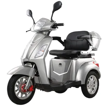 Scooter Trimax 1000W 60V Targabile - Colore Grigio - Vista 45° Frontale