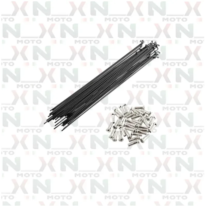 Kit Raggi (Set 36Pz Nero) Anteriori Originale NCX per Fatbike Ruota 20"