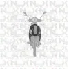 Scudo Anteriore Originale NCX per Scooter Grey