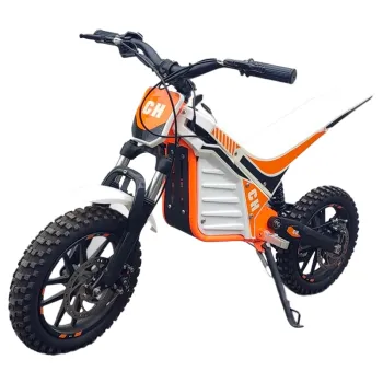 Mini Trial Elettrica 1000W 36V 12Ah - Vista Frontale Sinistra