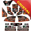 Kit Grafiche Originali NCX per Quad T-Rex Arancio in Cristal
