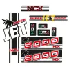Kit Grafiche Originali NCX per Monopattino Superjet in Pvc 55 Micron