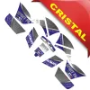 Kit Grafiche Originali NCX per MiniQuad Spirit F6 Blu in Cristal