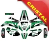 Kit Grafiche Originali NCX per PitBike Roxy Verde in Cristal