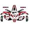 Kit Grafiche Originali NCX per PitBike Roxy Rosso in Pvc 55 Micron