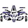 Kit Grafiche Originali NCX per PitBike Roxy Blu in Pvc 55 Micron