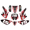 Kit Grafiche Originali NCX per PitBike Red Star in Pvc 55 Micron
