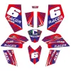 Kit Grafiche Originali NCX per MiniQuad Racer Rosso/Blu in Pvc 55 Micron
