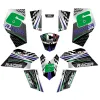 Kit Grafiche Originali NCX per MiniQuad Racer Nero/Verde/Blu in Pvc 55 Micron