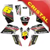Kit Grafiche Originali NCX per MiniQuad Racer Nero/Giallo/Rosso in Cristal