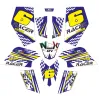 Kit Grafiche Originali NCX per MiniQuad Racer Blu/Giallo in Pvc 55 Micron