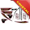 Kit Grafiche Originali NCX per MiniQuad Python S Rosso in Cristal
