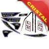 Kit Grafiche Originali NCX per MiniQuad Python S Blu in Cristal