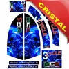 Kit Grafiche Originali NCX per MX Biga 3Cycle Blu in Cristal
