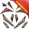 Kit Grafiche Originali NCX per Quad Monster Dakar Arancio in Cristal