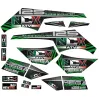 Kit Grafiche Originali NCX per Quad Mega Raptor Verde in Pvc 55 Micron