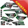 Kit Grafiche Originali NCX per Quad Mega Raptor Verde in Cristal