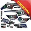Kit Grafiche Originali NCX per Quad Mega Raptor Blu in Cristal
