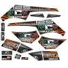 Kit Grafiche Originali NCX per Quad Mega Raptor Arancio in Pvc 55 Micron
