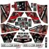 Kit Grafiche Originali NCX per Quad Mega Hummer Rosso in Pvc 55 Micron