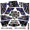Kit Grafiche Originali NCX per Quad Mega Hummer Blu in Pvc 55 Micron