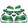 Kit Grafiche Originali NCX per Quad Jambo Verde in Pvc 55 Micron